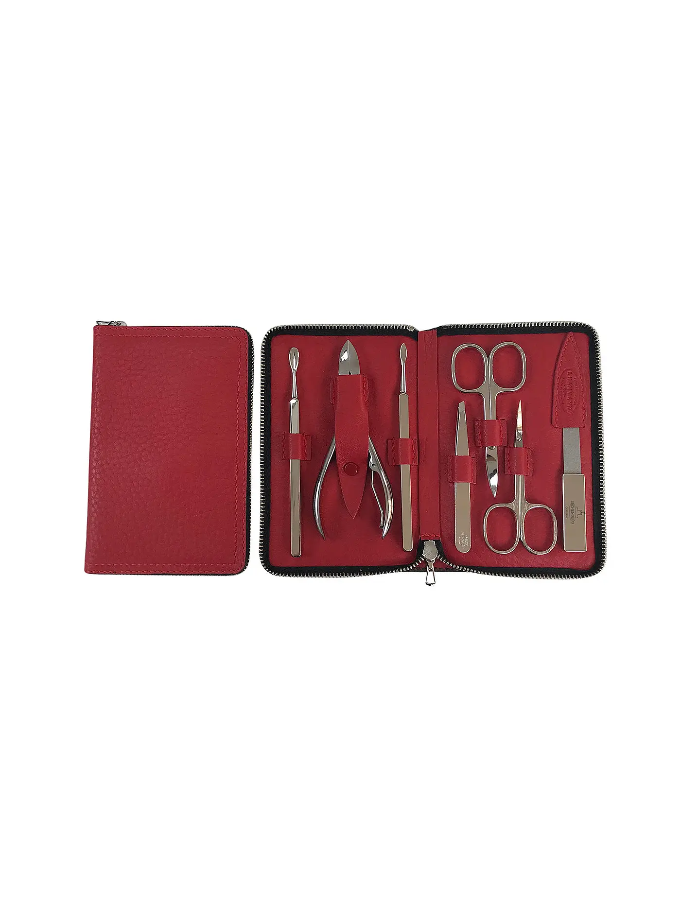 HAMMANN | Ledermanikürset (Rot, 7-teilig) | 